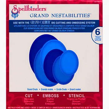 Набор ножей Spellbinders® Nestabilities® "Большие овалы"