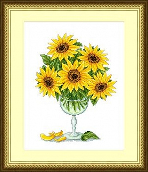 Набор для вышивания «Сделано с любовью» ЦВ-028 Солнце в бокале