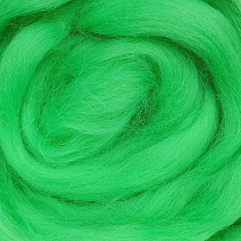 Лента для валяния 100% полутонкая шерсть 500 г ( 50 г.х 10 шт.) 027, лимон незрелый