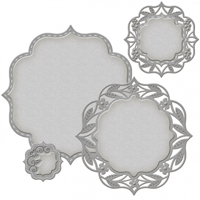 Набор ножей Spellbinders® Nestabilities® Labels "Ярлыки 50 - декоративные элементы"