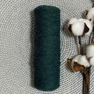 Шпагат хлопковый крученый 2мм (изумруд) 100м