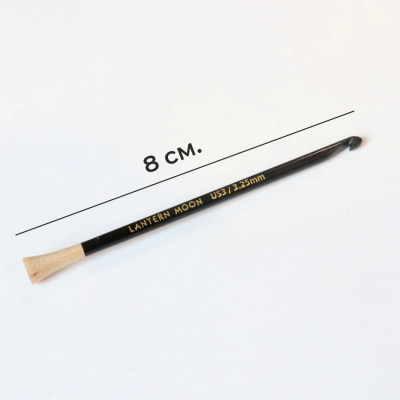 Крючок для ремонта Lantern Moon из эбенового дерева, размер 3,25 мм, 350621