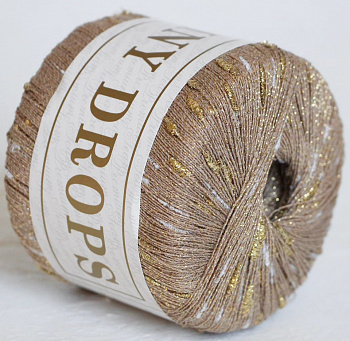 Шайни дропс, пряжа для ручного вязания (502, бежевый )