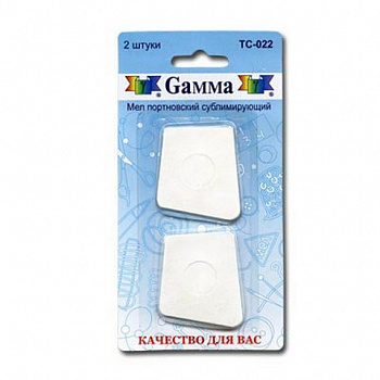 Мел портновский сублимирующий "GAMMA" ТС-022 2 шт., блистер