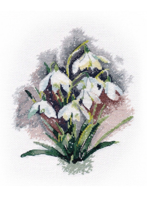Набор для вышивания «Овен» 1292 Галантусы 16 х 21 см