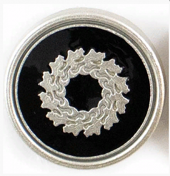 Пуговицы в тубе  "Колибри" ME 335 Silver 32L  24шт.