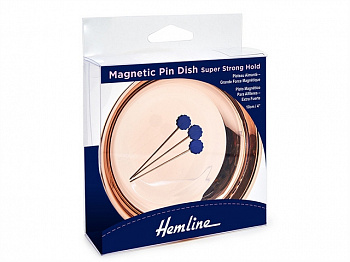 Игольница магнитная "Hemline" 279.MD  Блюдце   цвет: розовое золото                  
