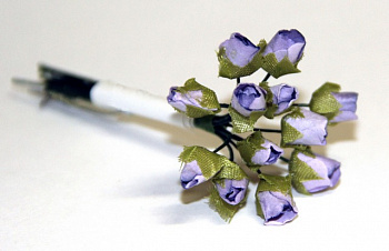 Декоративный букетик "Рукоделие" DKB055A  Розы (фиолетовый)