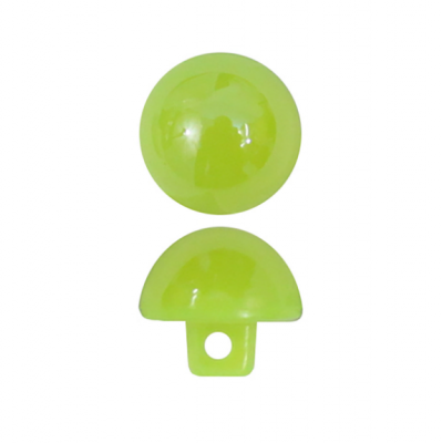 Пуговица в тубе  на ножке AC-0994,(НС35- зелено-желтый) 10 мм уп/24шт