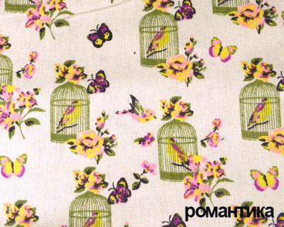 Ткань Лен "Романтика", шир.150 см.