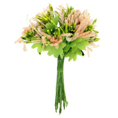 Декоративный букетик "Рукоделие" DKB027E F107 peach (персиковый)