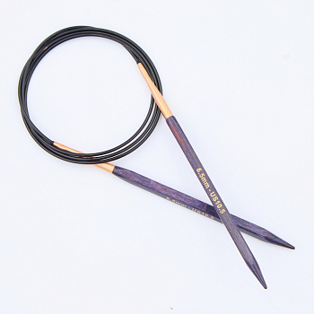 Спицы деревянные круговые кубические Jadore Cubics KnitPro, 100 см, 6.50 мм 19100