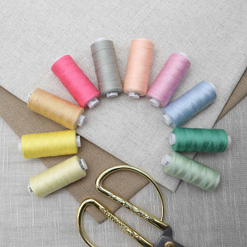 Набор ниток 40/2 400ярд.., "Яркая пастель", 10 шт/набор, Bestex