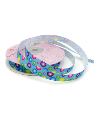 Лента декоративная принтованная "Рукоделие" LD-001 25м, цвет 02