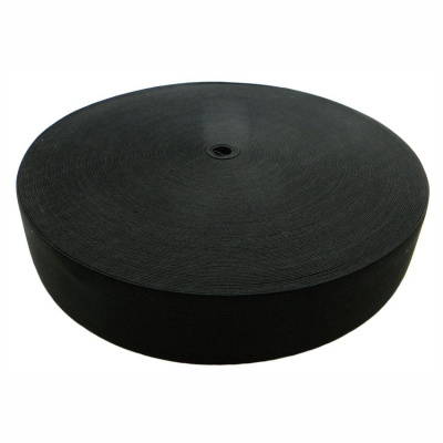 Резинка вязаная, ширина 40мм, длина 40м, черная, RV4040C