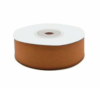 Лента репсовая 2,5 х 18,28 м (046 темно- оранжевый)