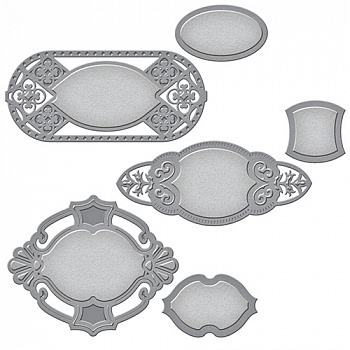 Набор ножей Spellbinders® Shapeabilities® «Ренессанс: Теги 1»