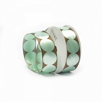 Лента атласная с рисунком арт.TBY.ЛАР.TX- 09.3 шир.2,5см цв.63  уп.9,14 м