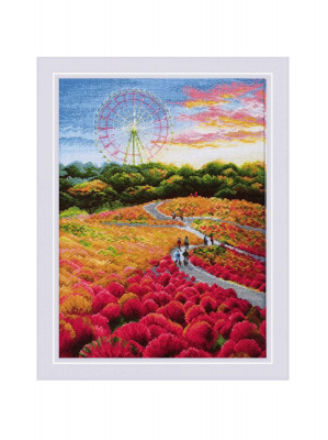 Набор для вышивания «Риолис» 2130 Парк Хитачи 30*40 см