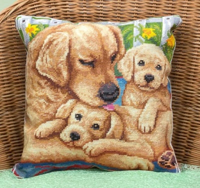 Набор для вышивания «Panna» ПД-1602 Подушка Возле мамы,30х30 см