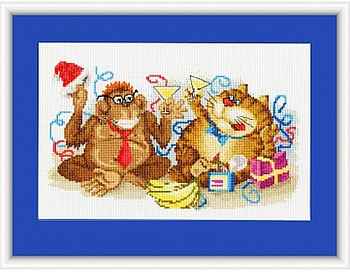 Набор для вышивания «Золотое Руно» МТ-004 Год обезьяны