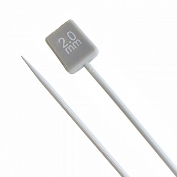 Спицы "Рукоделие" RSP-2, 35 см *2,0 мм , для вязания  (прямые) металлические с покрытием