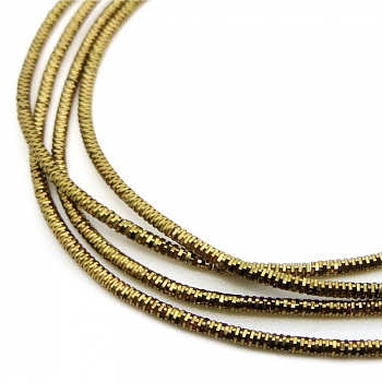 Канитель (трунцал) мягкая, фигурная KAN/MN1-26  глянец, шоколад (упак 500 г)