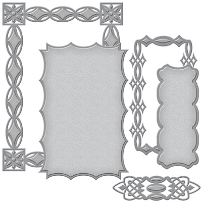 Набор ножей Spellbinders® Nestabilities® Card Creator «Ренессанс: Ювелирная рамка»