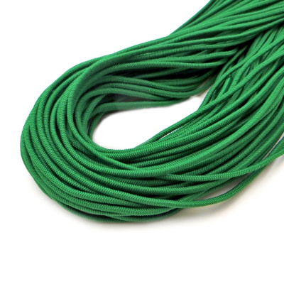 Резинка шляпная круглая  Ас 3мм  зеленый ( упак. 25 м.)