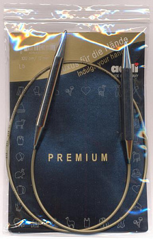 Спицы круговые супергладкие, никель, ADDI 105-7, 100 см, №12.0