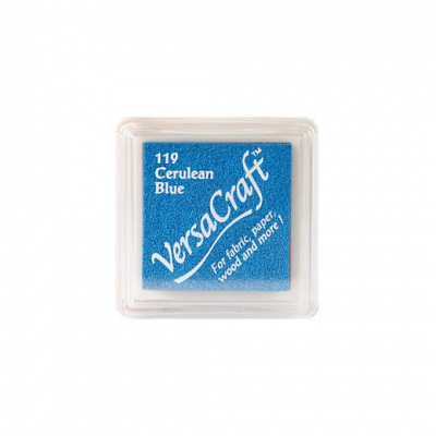 Подушечка чернильная Tsukineko "Versa Craft Small" 25х25мм, цвет: Голубая лазурь