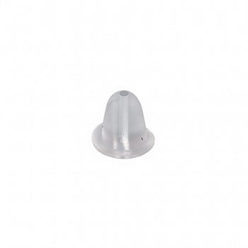 Застежки для пусет "Zlatka" MFZ-02 4х4 мм  в блистере 20 шт.  (прозрачный)