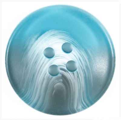 Пуговицы в тубе "Колибри" CH101 Blue 32L (20 мм) 18 шт