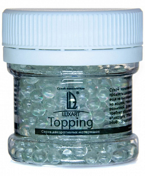 Декоративная присыпка (топпинг) Luxart Topping микросферы (3.5-4 мм) 25 мл