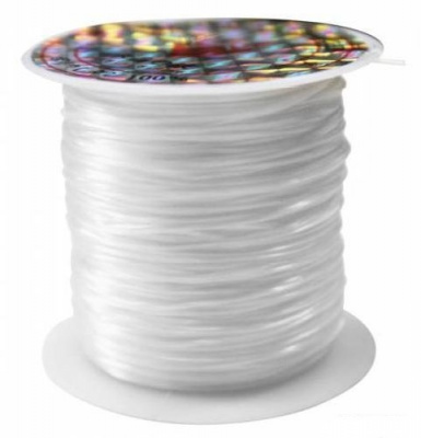 Нить-резинка без оплетки 30м 7700949 белая, 10шт.
