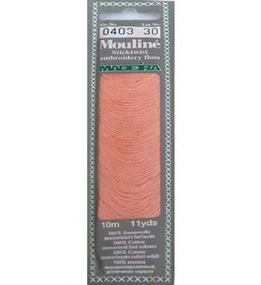 Мулине Спираль «Madeira»100% хлопок, 10 м 0403