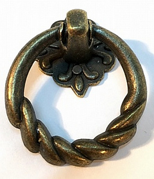 Ручки декоративные металлические «Hemline Hobby» 11.106, 50х34 мм. 2 шт, бронза