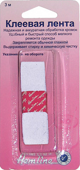 Клеевая лента для мелкого ремонта 3м "Hemline" 790.W белый