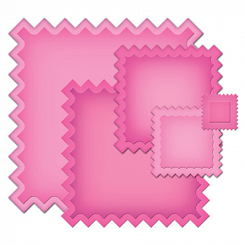 Набор ножей Spellbinders® Nestabilities® "Квадраты с зубцами"