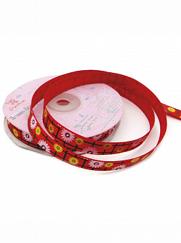Лента декоративная принтованная "Рукоделие" LD-003 25м, цвет 07