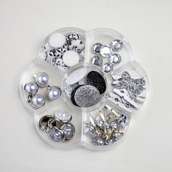 Набор для творчества NT-169 "Рукоделие" черно-белый