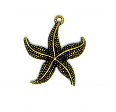 Металлические шармы "Рукоделие" MPR005 Морская звезда, 25х22м