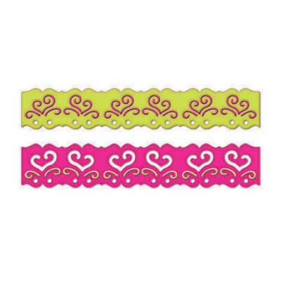 Набор ножей Spellbinders® Borderabilities®  "Бордюр Современные сердца"