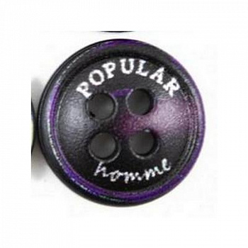 Пуговицы в тубе  KB10 Purple  18L ,  72шт.