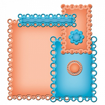 Набор ножей Spellbinders® Nestabilities® "Эффект жемчуга"