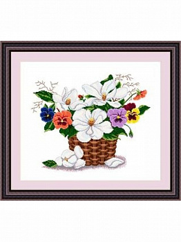Набор для вышивания «Сделано с любовью» ЦВ-022 Цветочная фантазия