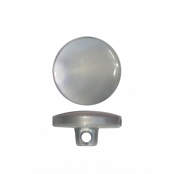 Пуговица в тубе на ножке AC-1501,(P35 - серый) 13 мм уп/24шт 