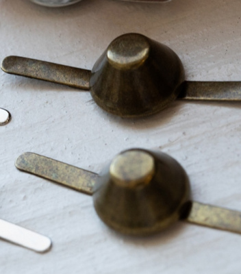 Ножка для дна сумки d 12 мм 20 шт. «Gamma» GH 02/12 № 24 под бронзу