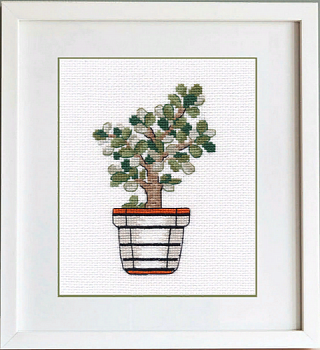 Набор для вышивания «Овен» 1488 "Толстянка" 7 х 11 см