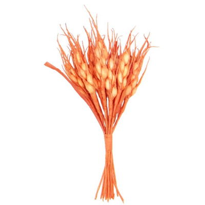 Декоративный букетик "Рукоделие" Колоски (коралловый) DKB032J